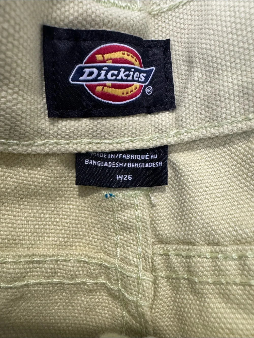 Dickies High-Waist Women's Shorts in Pale Green - Picture 2 of 8